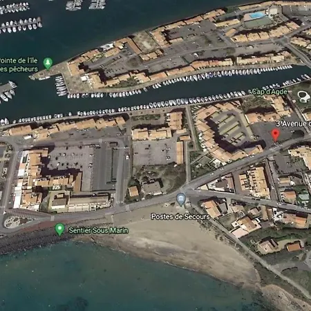Plages A 190 M, Parking Prive, Belle Vue, Wifi.