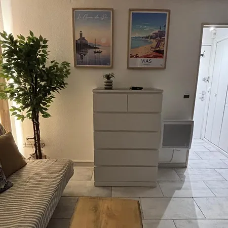 Apartment Plages A 190 M, Parking Prive, Belle Vue, Wifi. Agde